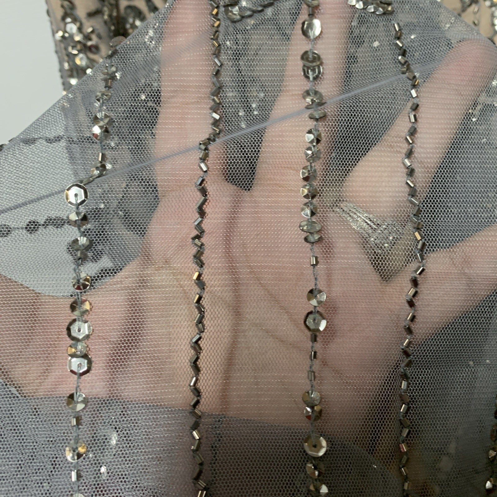 Adrianna Papell Womens Beaded Short Dress Party Cocktail Special Occasion Size 2