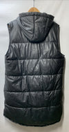 Urban Republic Women's Vest Sleeveless Quilted Full-zip with Hood and Pockets
