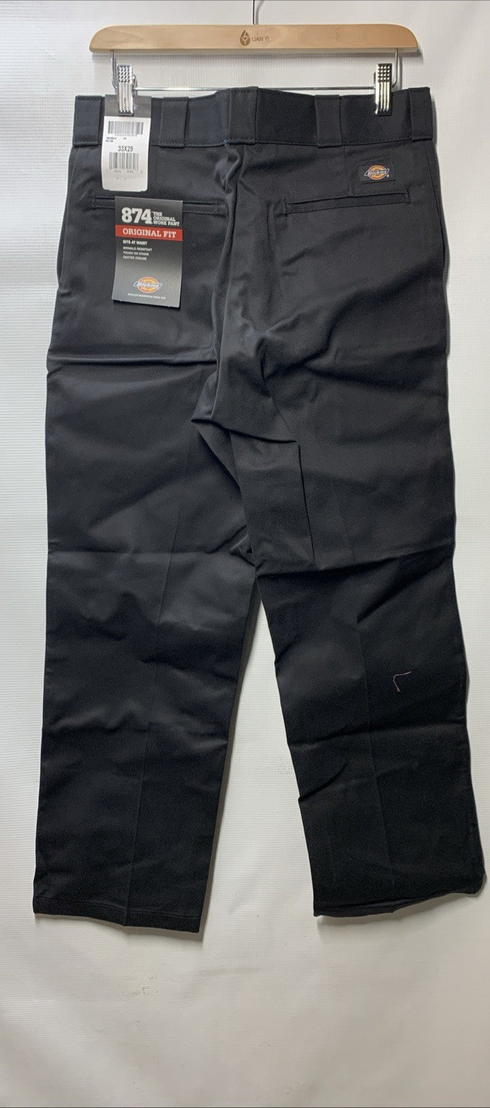 Dickies Men's 874 Classic Original Fit Uniform Work Long Pants Black Size 33x29