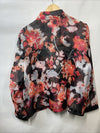 MULTIPLES Women's Cuffed Long Sleeve 2-Pocket Snap Front Lined Jacket Size XL