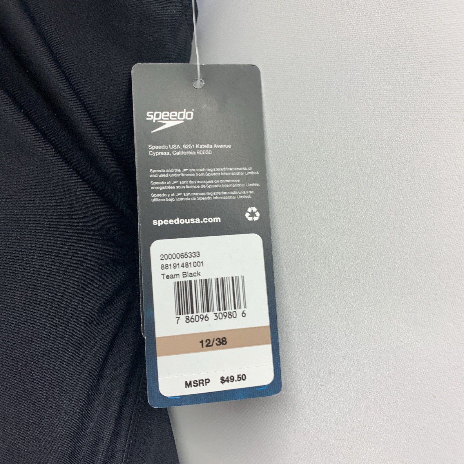 Speedo Womens One Piece Swimsuit ProLT Super Pro Solid Black Size 12/38 Swimwear