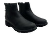 Sorel Emelie Chelsea Boots Leather Booties Waterproof Black NL3696-010 Size 8