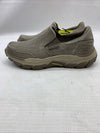 Skechers Respected-Fallston Slip-Ons Men's Size 8.5 Canvas Goodyear Grip Taupe