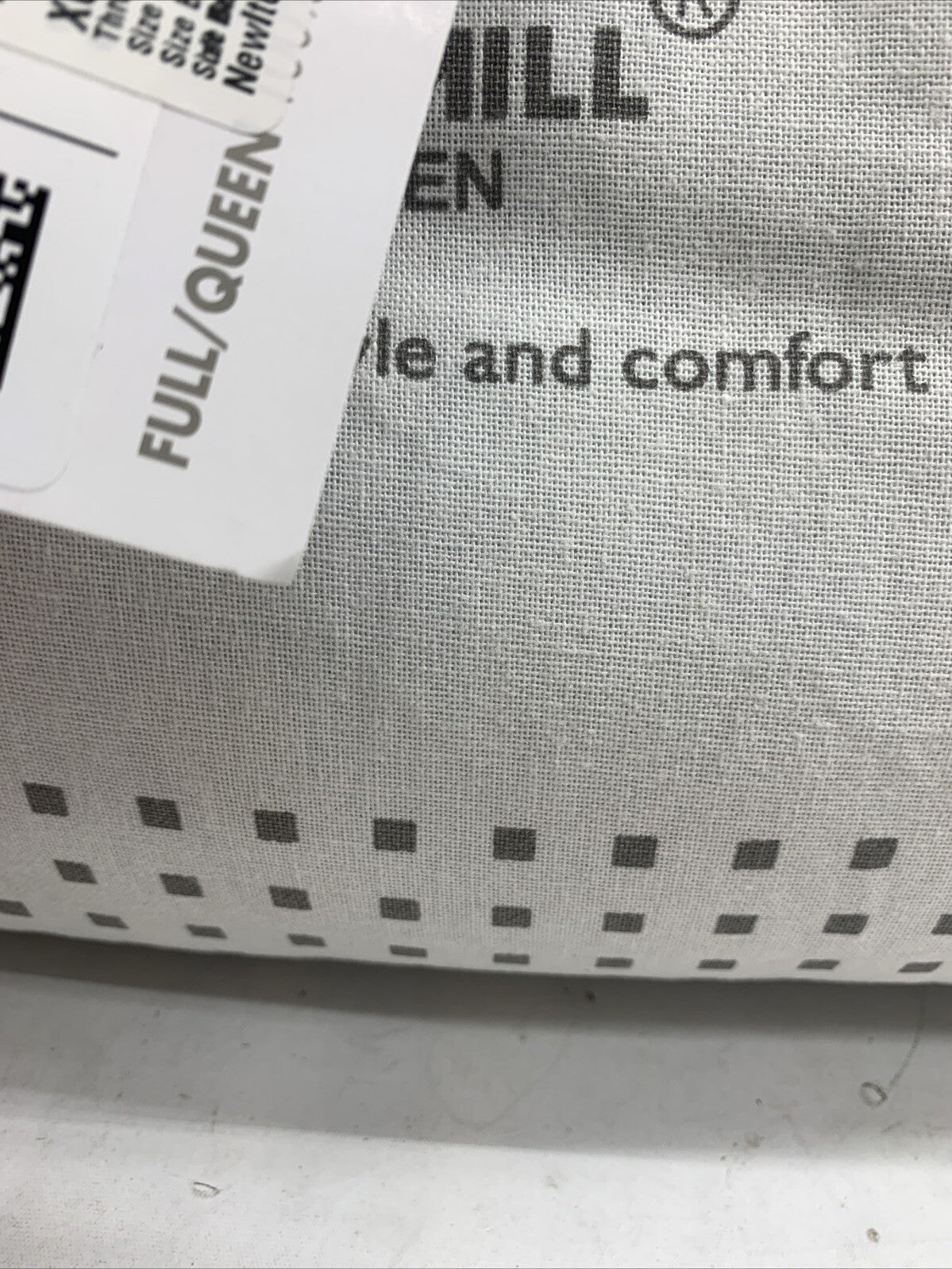 Threadmill Queen Blanket 100% Cotton Herringbone Pattern Light Blue Cozy Lightwe