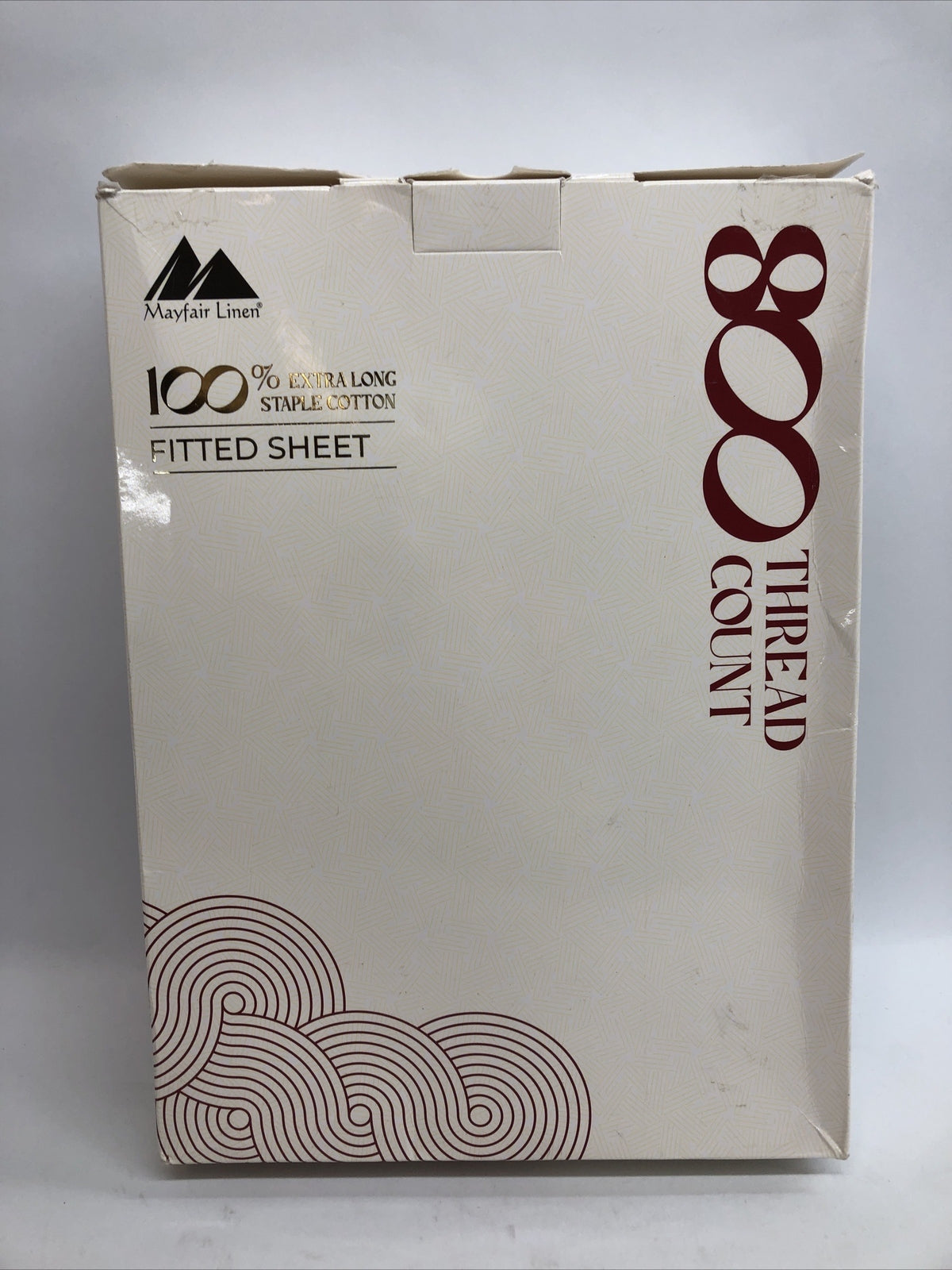 Luxurious 800 Thread Count Egyptian Cotton Fitted Sheet Light Pink 78