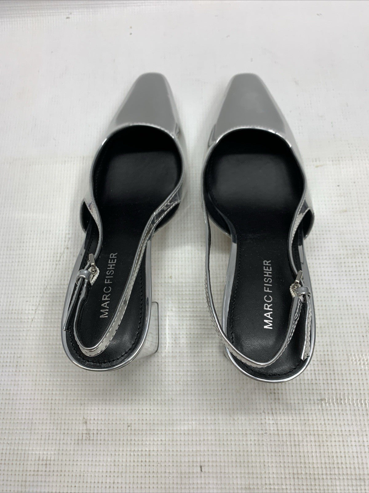 Marc Fisher Women's Pump Sliver 8M Pull On Heeled Sandal Pointed Toe