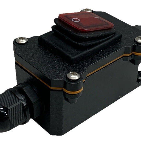 Waterproof Switch For High-power Electrical Appliances Waterproof 25A IP65 Black
