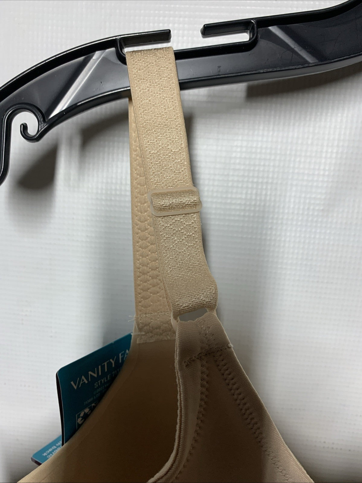 Beige Vanity Fair Beauty Back Smoother full figure wirefree bra in size 44B, designed for comfortable support and smooth shaping.