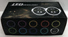7 Inch LED Headlights Round Halo Angel Eyes DRL Amber Turn Signal Lights 2pc