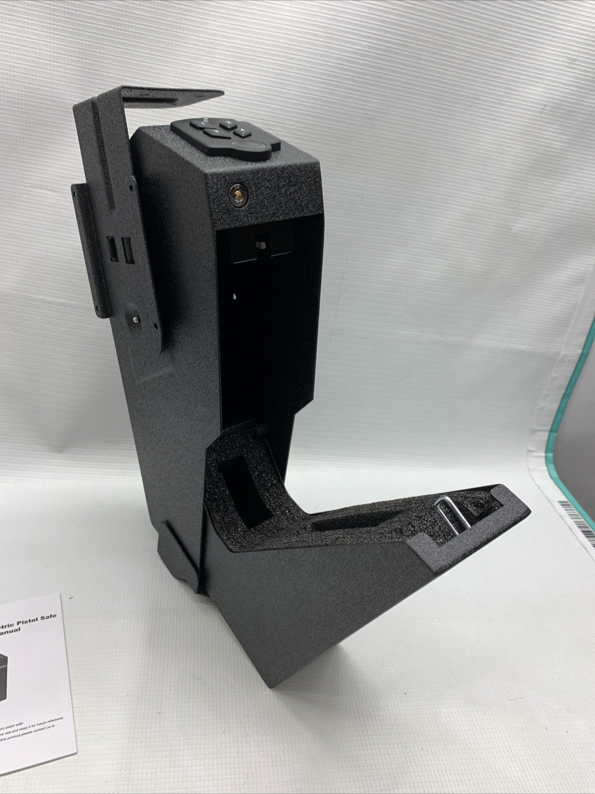 HOLEWOR Mounted Biometric Gun Firearm Safe for Handgun Drop Down Pistol Safe