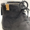Dr Scholls Womens Size 9M Lawrence Black Casual Lace Up Block Heel Boots Black