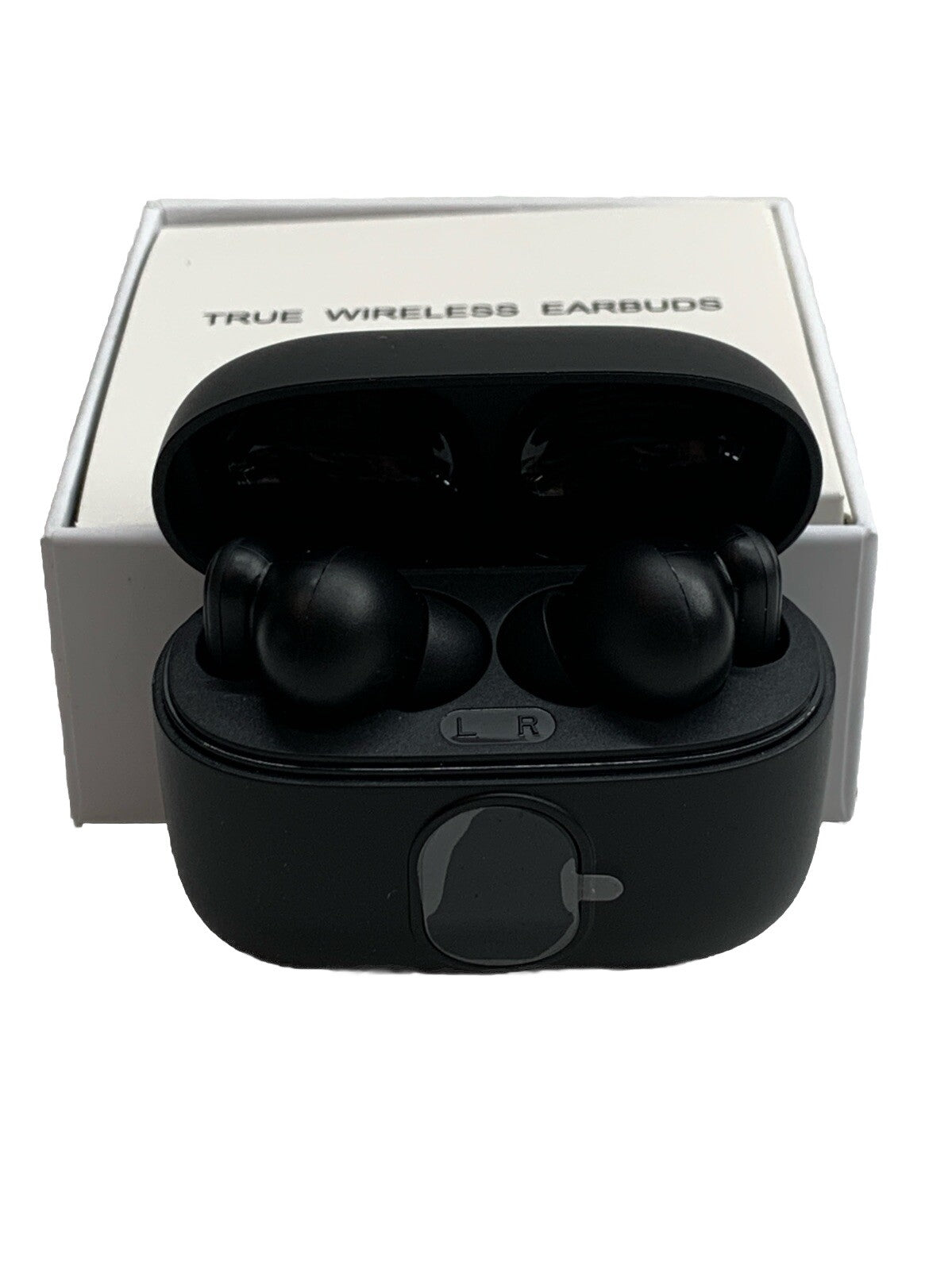 Wireless Earbuds Bluetooth 5.4 Headphones 42H Long Playtime LED Power Black
