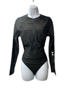 Hurley Long Sleeve Womens One Piece Swimsuits Swimsuit Size XL Black Long Sleeve