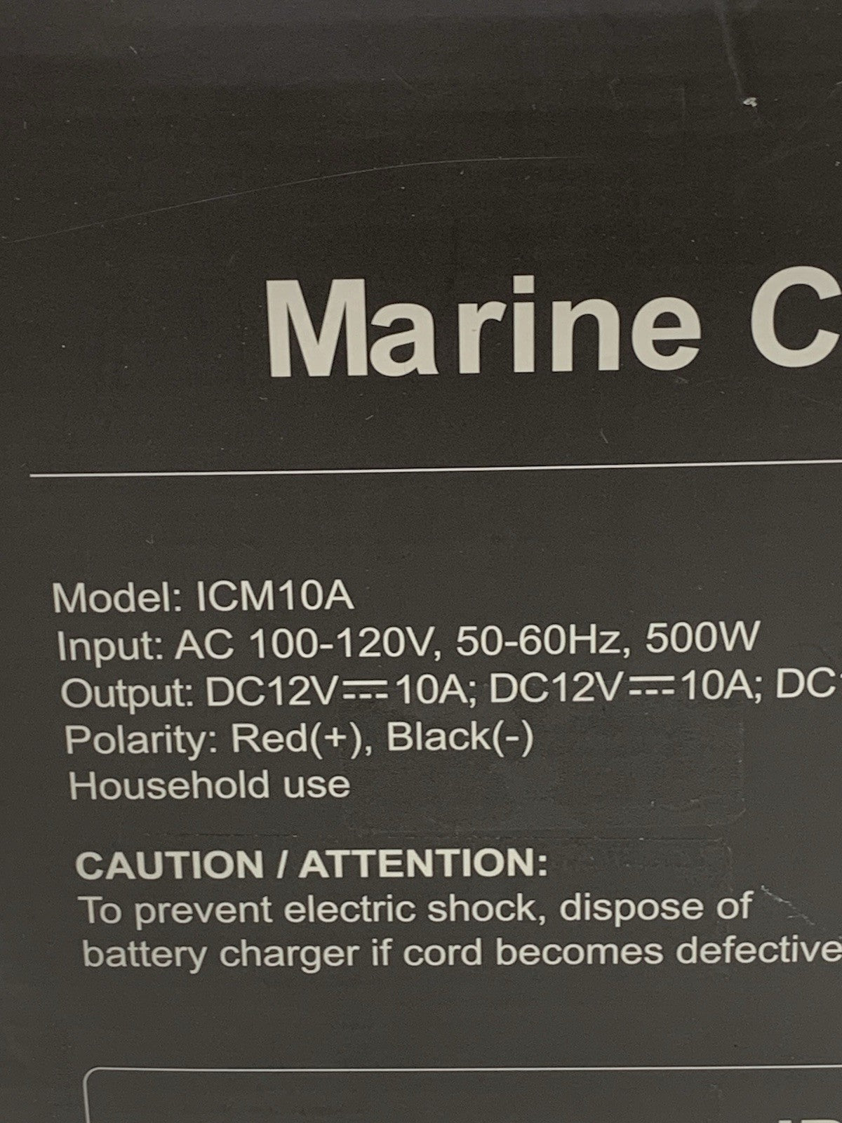 Firstpower Pro 10X3 30Amps 12V Multi Bank Marine Battery Charger ICM10A 10x3 30A