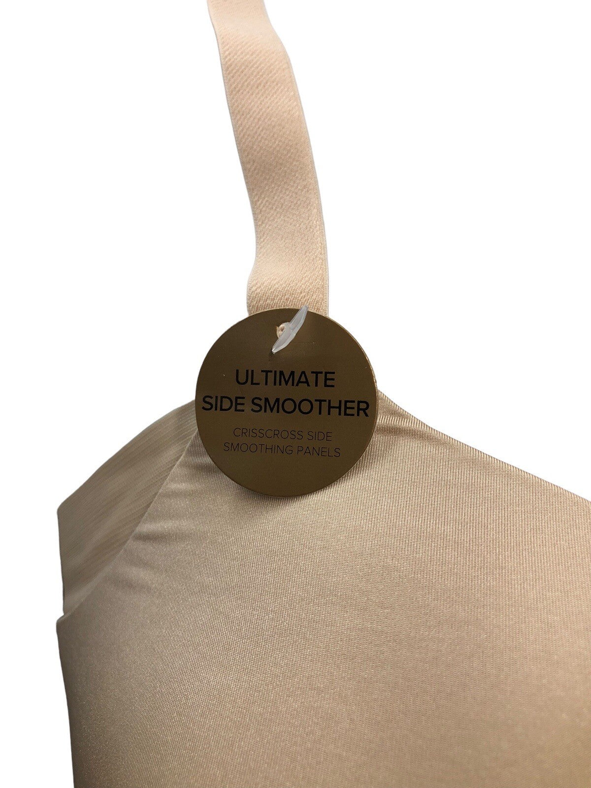 852281 Ultimate Side Smoother Wire Free T-Shirt Bra Size 36D Beige Opaque