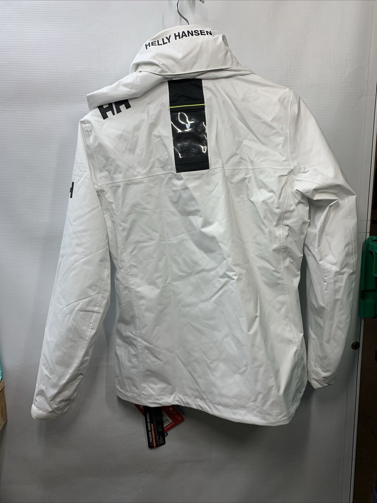 Jackets Universal women Helly Hansen Crew Hooded Midlayer 33891001 White Size L
