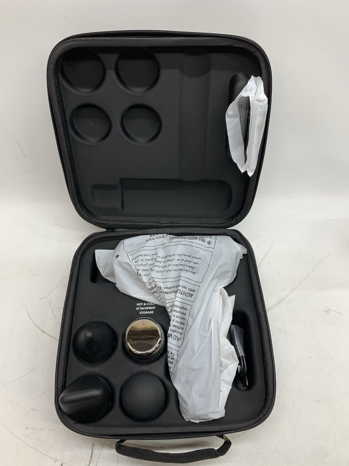 Sharper Image Power Percussion Pro+  Hot/Cold Percussion Massager Quiet 6 Speed