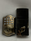 Honeywell Electronic Deadbolt Door Lock with Keypad in Antique Brass, 8712109