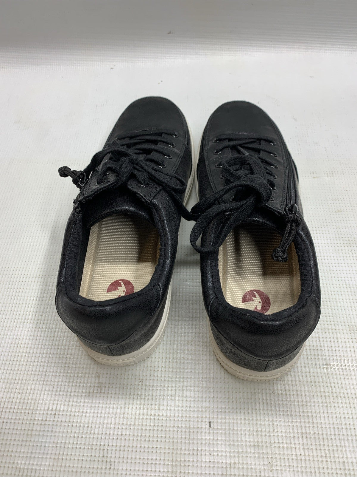 Billy Footwear Billy Classic Lace Low Black Shine Size 9 Shoe Lace-up Sneaker
