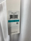 Calvin Klein Women Top White Gathered Neck Sleeveless Pullover Shirt Size 16