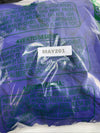 DKNY Shift Midi Dress Ruffle Short Flutter Sleeve Royal Blue SZ 2 Flowy DD1A759A
