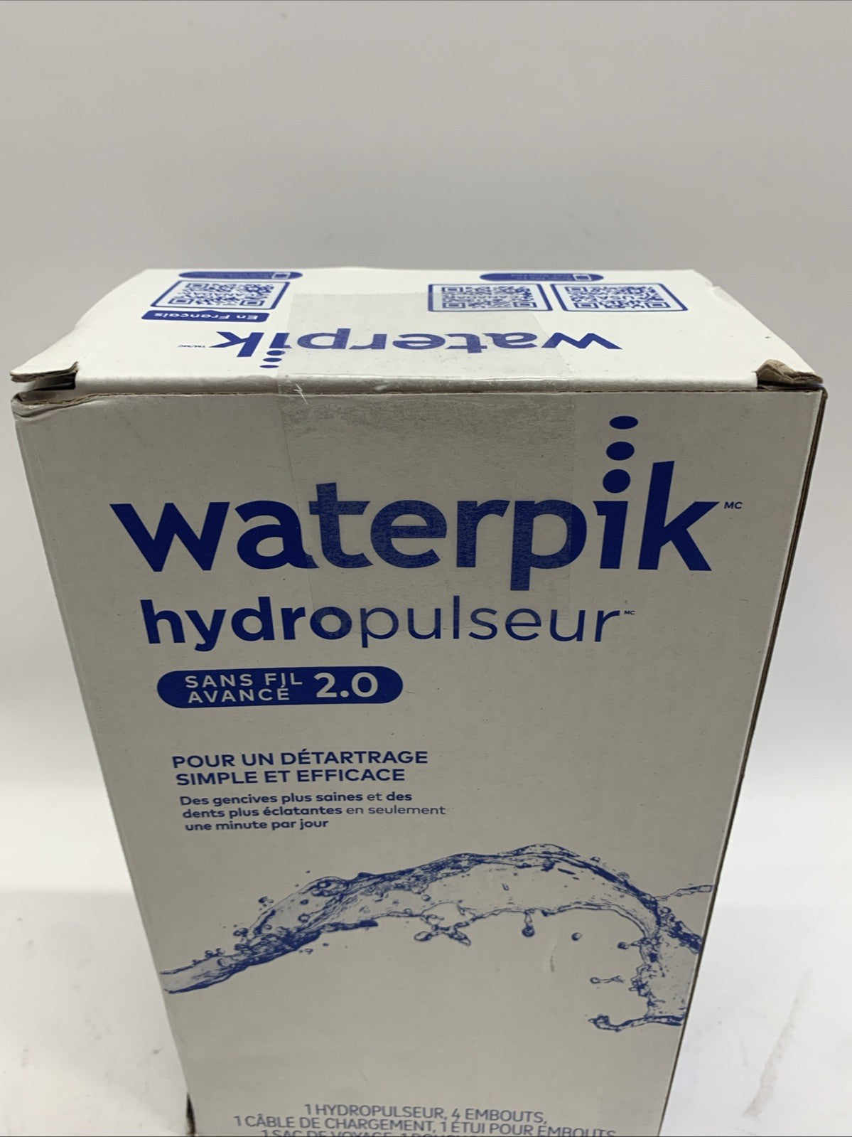 Waterpik Cordless Advanced 2.0 Water Flosser Portable For Teeth, Gums, Braces,