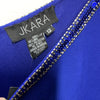 J Kara JKARA Women's Caplet Short Cocktail Beaded Sequins Blue Dress Size 12