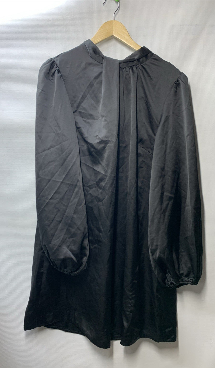 Black plus size women's dress by The Family Flips, full-length with long sleeves, size 18, in a city chic style.