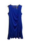 GRACE KARIN Women Cocktail Dress Cap Sleeve Vintage Pencil Dress Size XL Blue