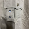 Condor Class B Twill Shirt Size 4XL (20-20.5) Men’s Khaki Zip Up With Buttons