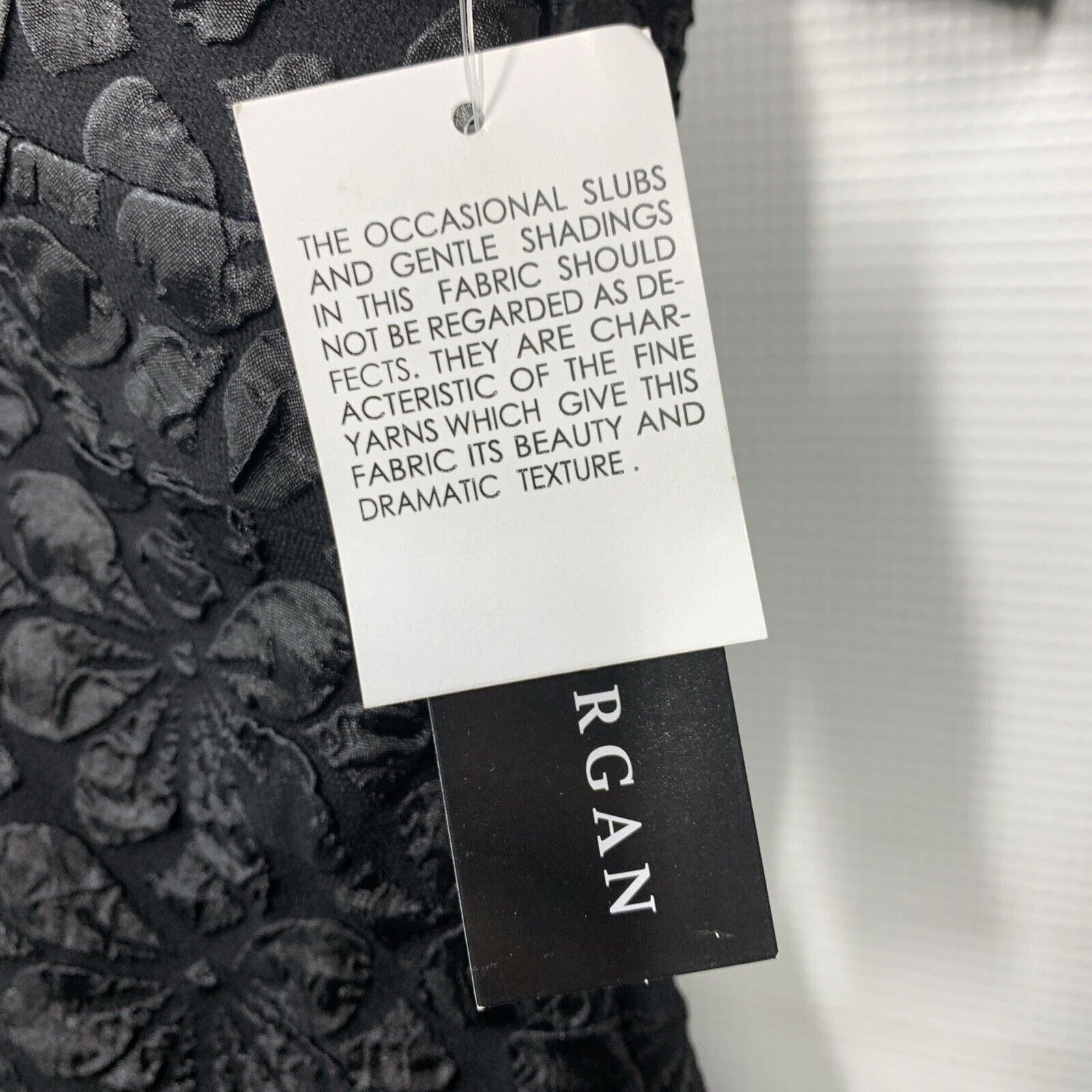 Donna Morgan Women's Cute Mini Cocktail Dress Black Size 6 Raised Floral Print