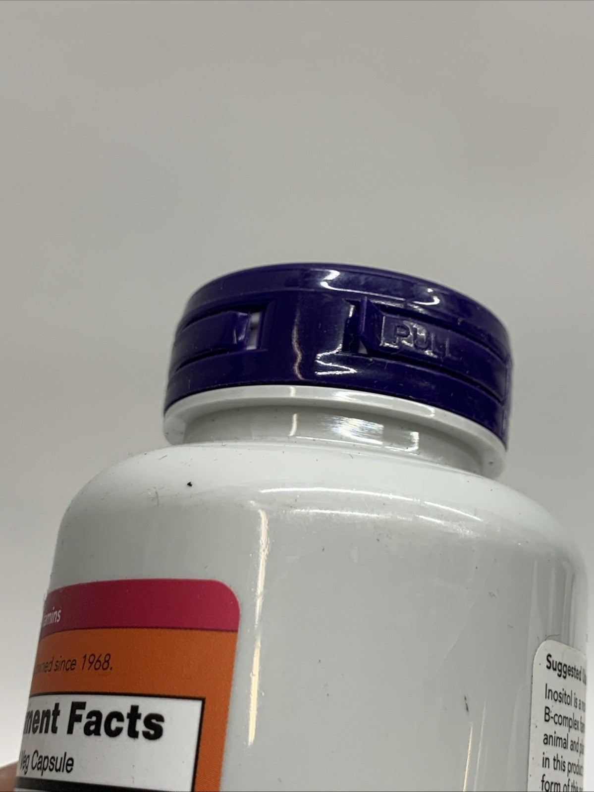 NOW Foods Inositol 500mg, Healthy Membrane Function Cellular Health 100 Caps 2Pk