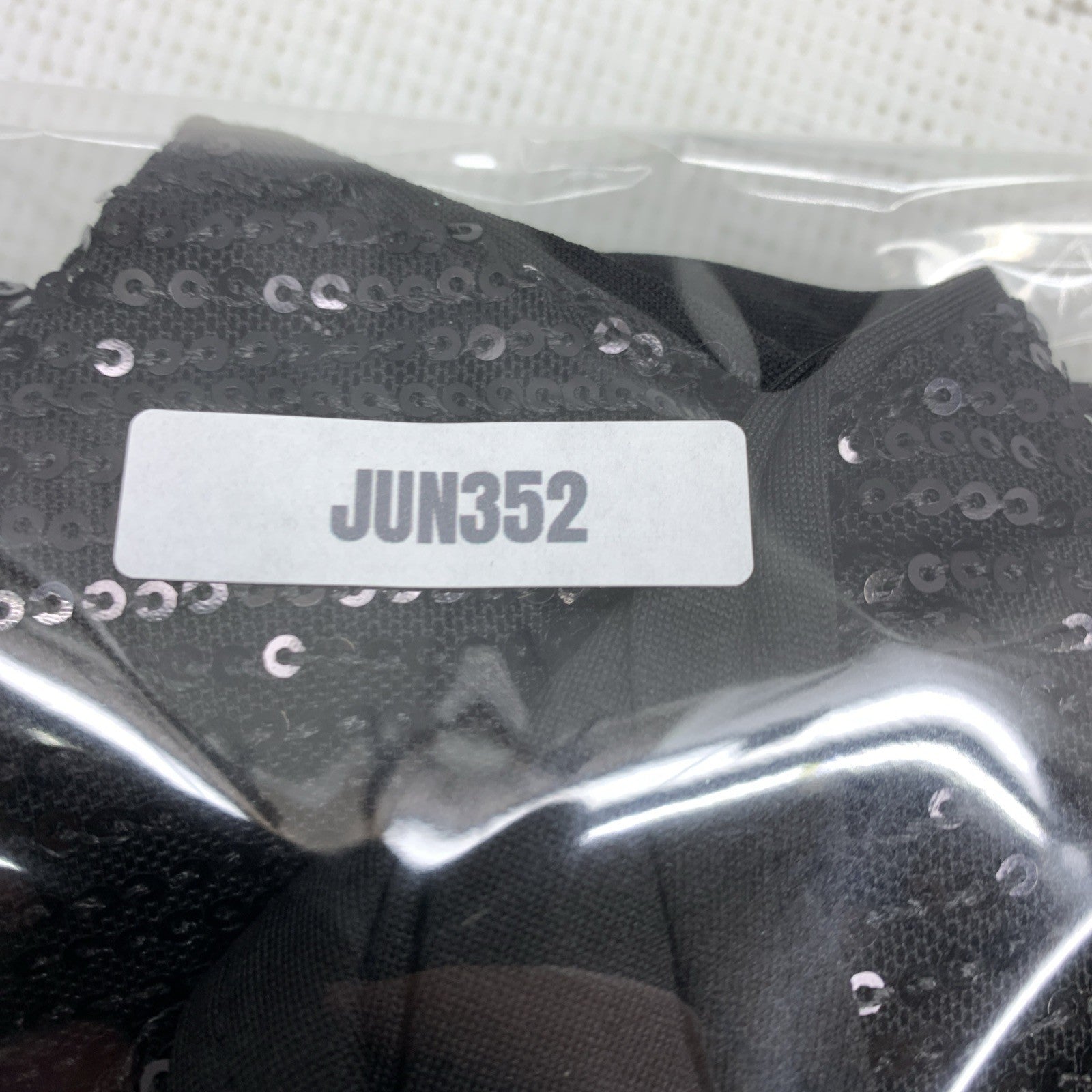 GRACE KARIN Women's One Shoulder Sequin Sparkly Asymmetrical Top Size L Black