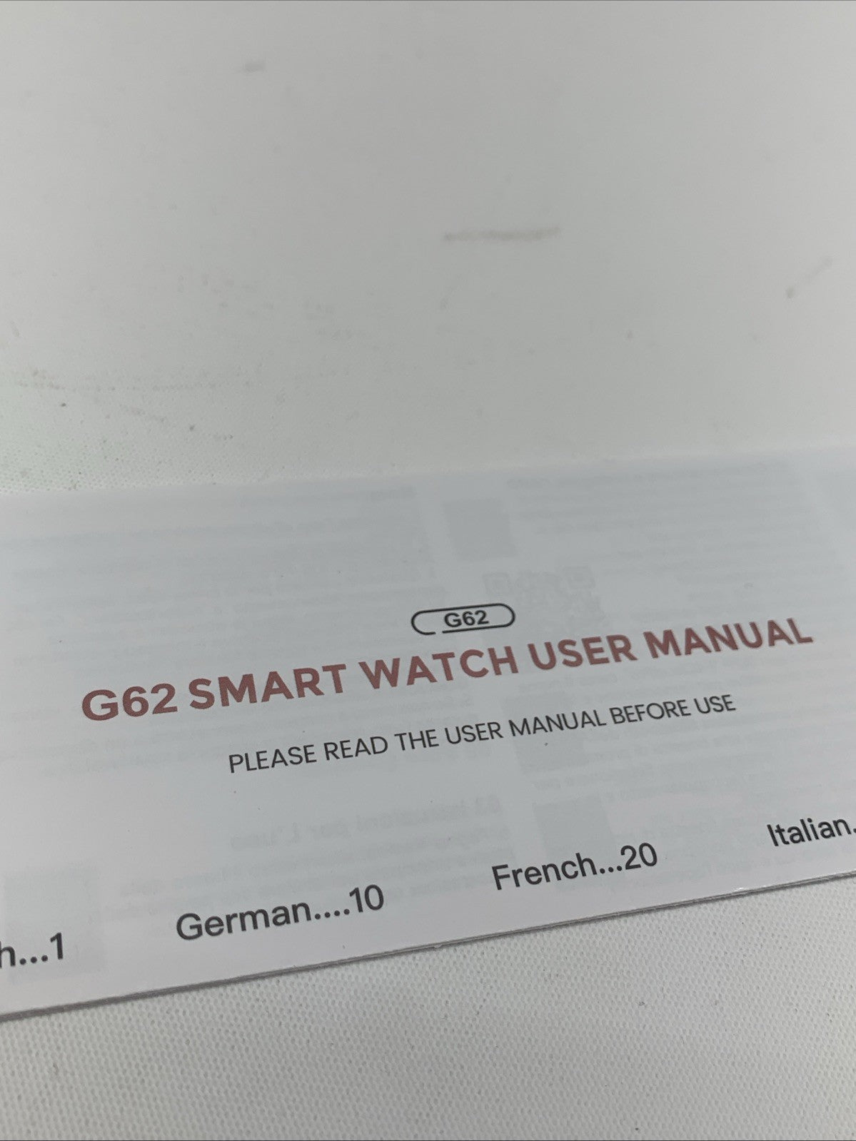 Smart Watch for Women Men Fitness Smart Watch for iPhone & Android Bluetooth G62