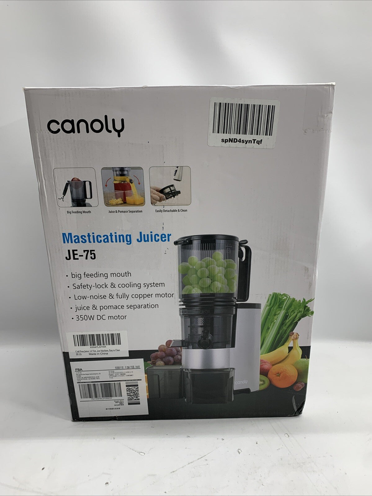 Cold Press Juicer, 6.1