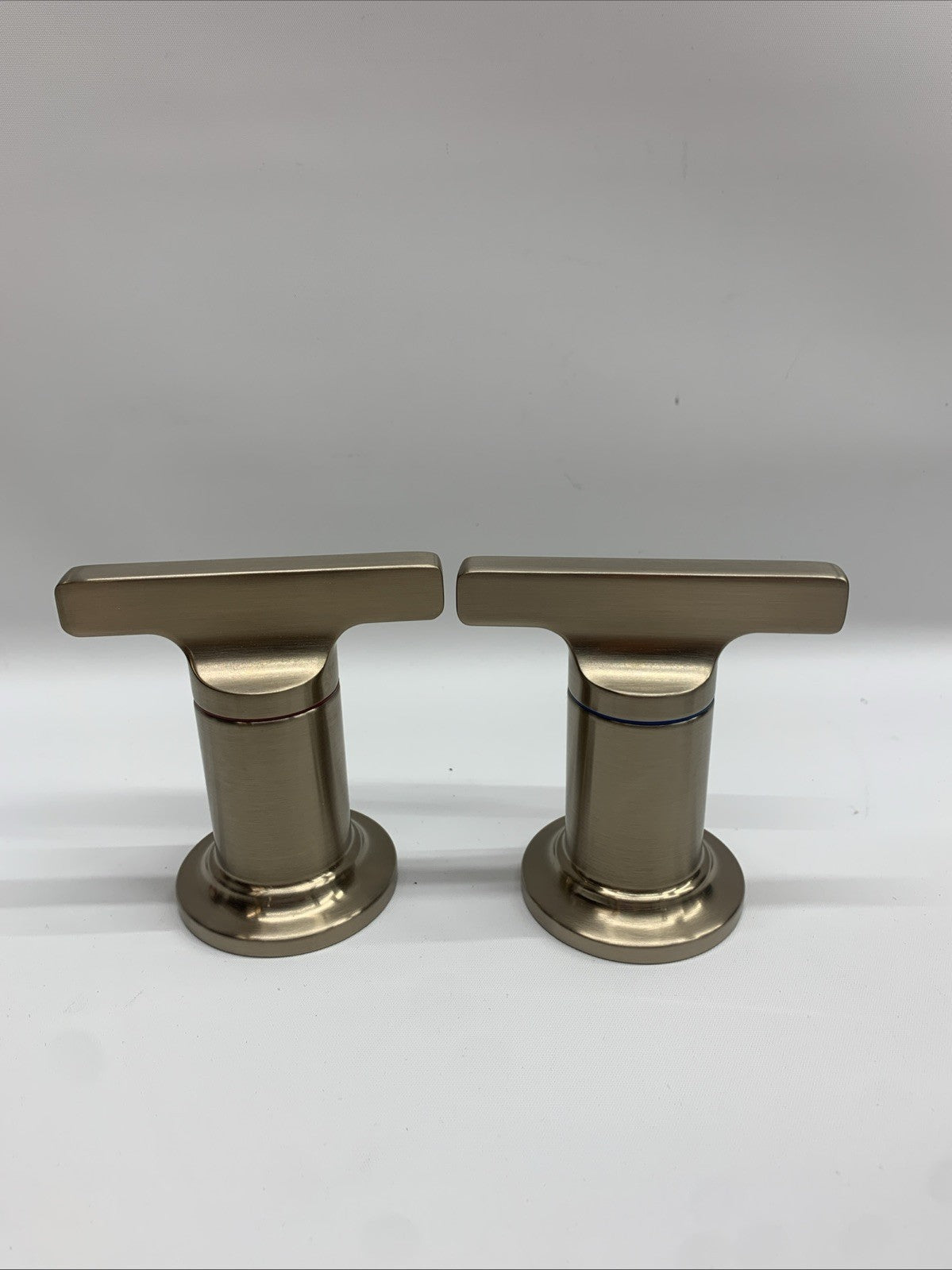 Delta H590CZ-PR Tetra Roman Tub Handles - T-Lever - Lumicoat Champagne Bronze