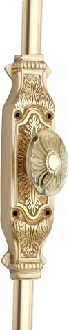 9 Ft Brass Door Cremone Bolt Set – Solid Brass, 52