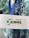 London Times women's cotton smocked back babydoll maxi dress with tiered design in size 24W, featuring a relaxed fit and feminine style.