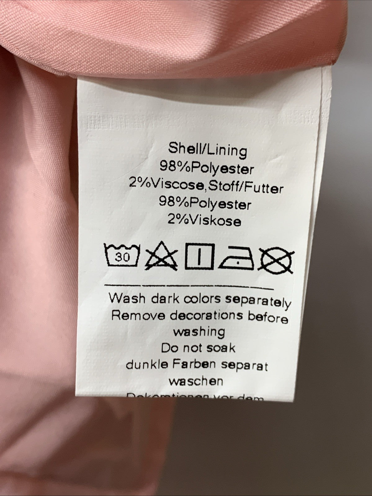 Grace Karin Dress One Shoulder Asymetrical Hem Wedding Guest Size 6 Floral Pink