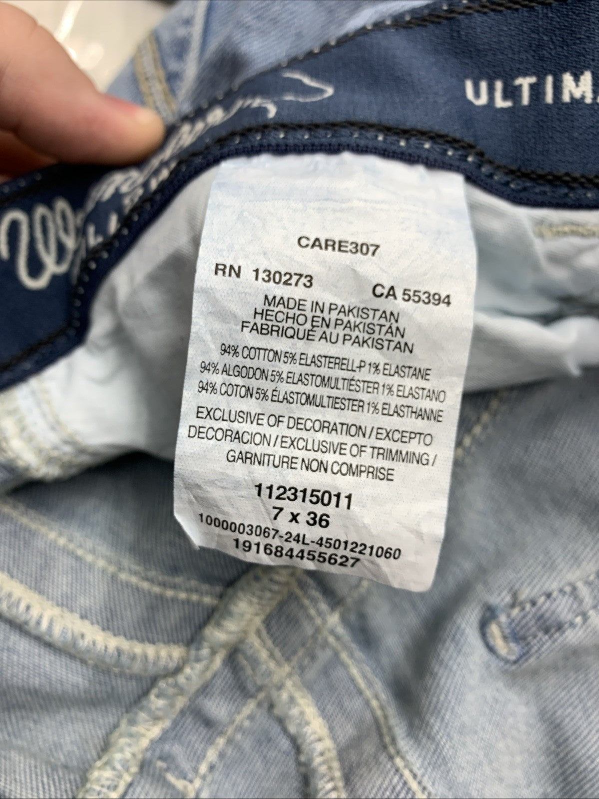 Wrangler Womens Willow Mid Rise Performance Waist Boot Cut Ultimate Size 29/7x36