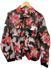 MULTIPLES Women's Cuffed Long Sleeve 2-Pocket Snap Front Lined Jacket Size XL