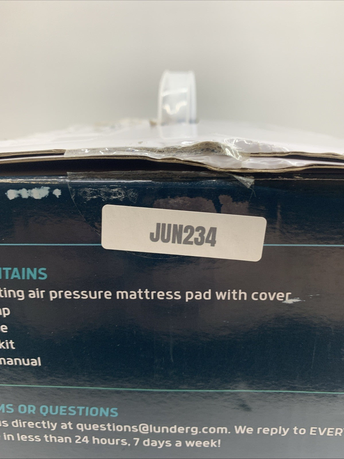 Lunderg Alternating Air Pressure Mattress Pad - with Flock-Tech & Static Mode