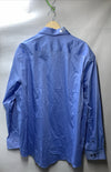 Van Heusen Dress Shirt Mens Flex Collar Regular Fit Blue Size 2XL 18-18.5 34/35
