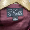 Alex Evenings Womens Velvet Asymmetric Pointed Hem Blouse Shirt Size SP 8291957