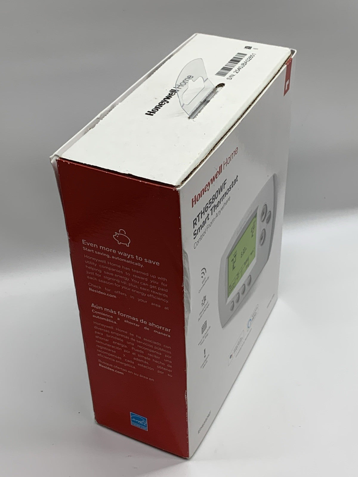 Honeywell Wi-Fi 7-Day Programmable Smart Thermostat RTH6580WF Control Anywhere