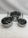 Deluxe 13 Piece Hybrid Ceramic Nonstick Stainless Steel Cookware Set Cooking