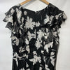 Tommy Hilfiger Women's Chiffon Flutter Sleeve and Hem V-Neck Midi Dress Size 14