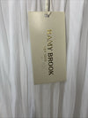 Ramy Brook Paris Women's Sleeveless Dress White XSmall Elastic Waist for Parties