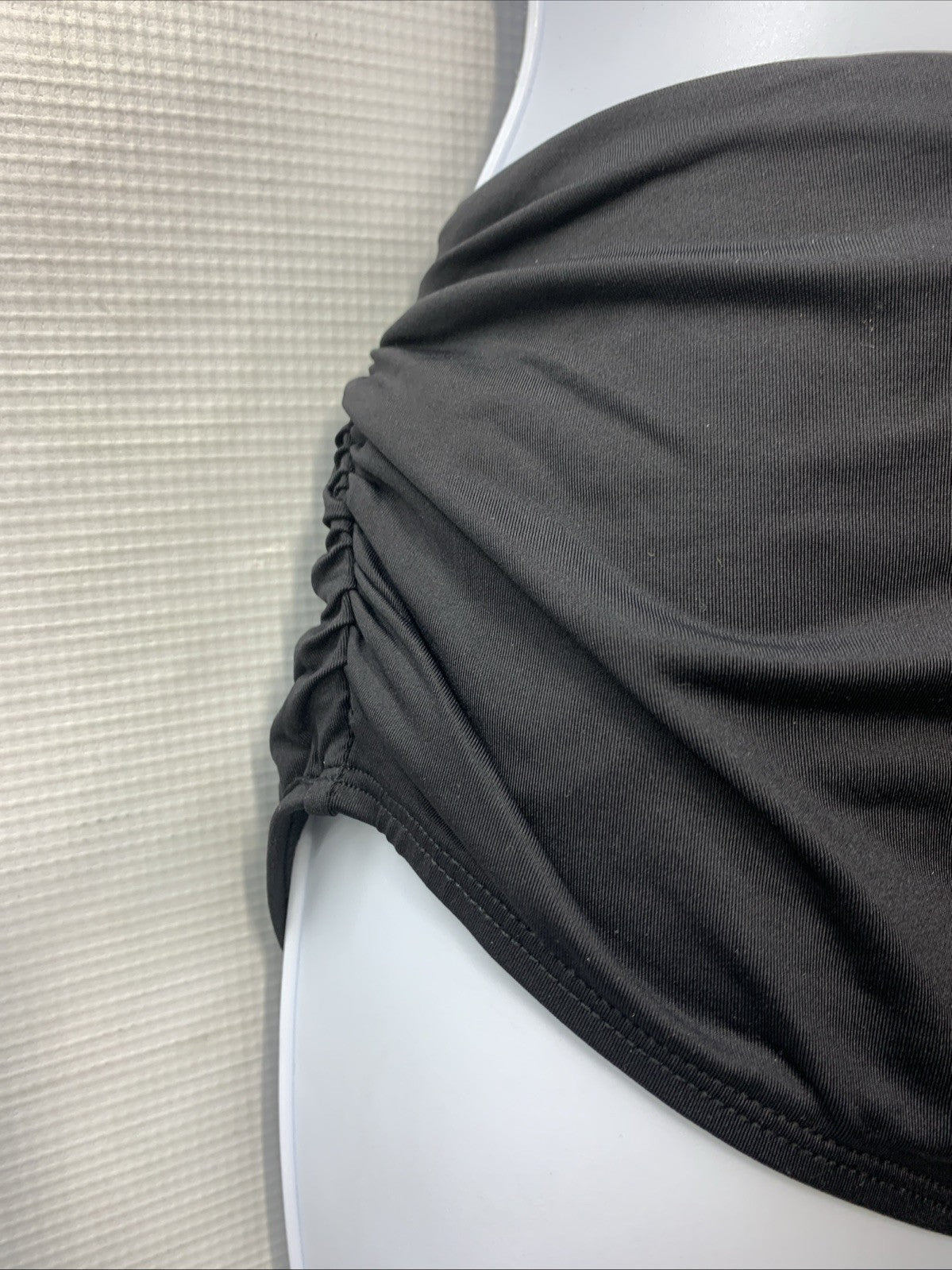 Anne Cole Womens Black Convertible High Waisted Bottoms Size Large Underwear