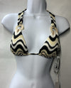 Seafolly Women's Slide Triangle Bikini Top Swimsuit Swimwear Neural Wave Size 4